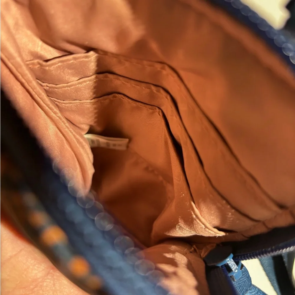 Vera Bradley Fern Paisley Mini crossbody RFID  cellphone cottage core coquette - Picture 5 of 7